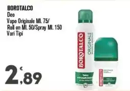 Punto é market Deo Borotalco offerta
