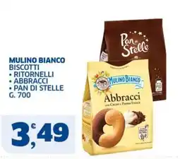 Sigma Mulino Bianco Biscotti Abbracci offerta