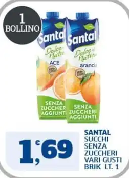 Sigma Santal succhi senza zuccheri vari gusti offerta