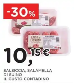Poli Salsiccia, salamella di suino Il Gusto Contadino offerta