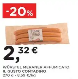 Poli Würstel Meraner Affumicato Il Gusto Contadino offerta