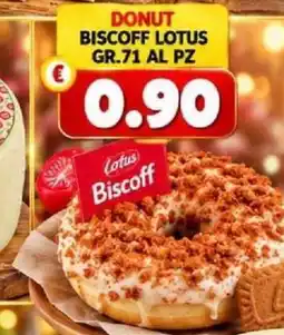 MercADone Donut Biscoff Lotus offerta