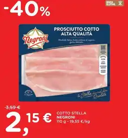 Poli Prosciutto cotto alta qualità Negroni offerta