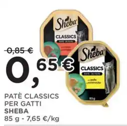 Poli Patè classics per gatti Sheba offerta
