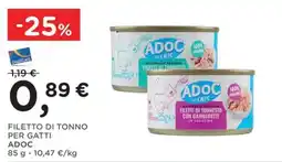 Poli Filetto di tonno per gatti ADOC offerta