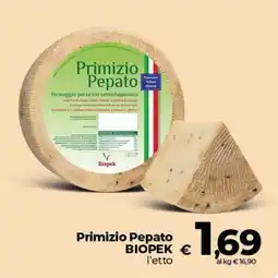 Ipercoop Radenza Primizio Pepato BIOPEK offerta