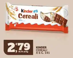 Sigma Kinder Cereali offerta