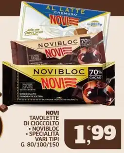 Sigma Novi Tavolette di cioccolto offerta