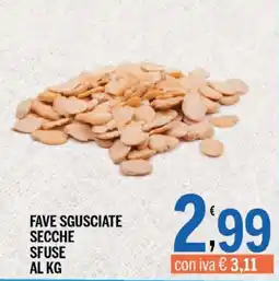Gruppo Pascar Fave sgusciate secche sfuse offerta