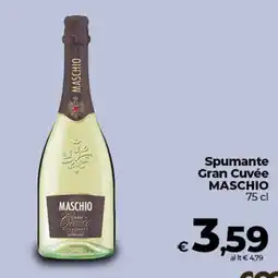 Ipercoop Radenza Spumante Gran Cuvée MASCHIO offerta