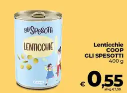 Ipercoop Radenza Lenticchie Coop Gli Spesotti offerta