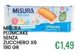 Sugros Misura plumcake senza zucchero offerta