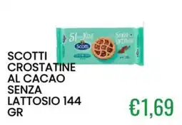 Sugros Scotti crostatine al cacao senza lattosio offerta