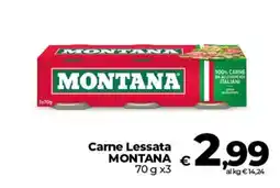 Ipercoop Radenza Carne Lessata MONTANA offerta