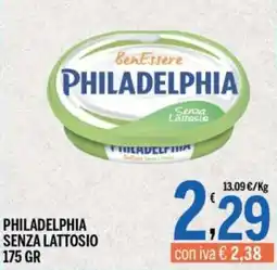 Gruppo Pascar Philadelphia senza lattosio offerta
