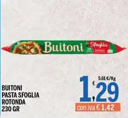 Gruppo Pascar Buitoni pasta sfoglia rotonda offerta