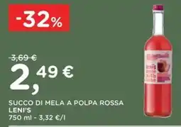 Poli Succo di mela a polpa rossa Leni's offerta