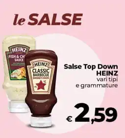 Ipercoop Radenza Salse Top Down HEINZ offerta