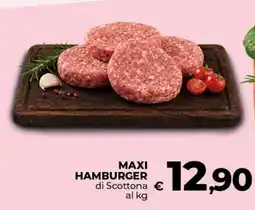Ipercoop Radenza Maxi hamburger di Scottona offerta