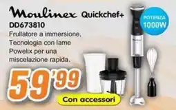 Golino Service Moulinex Quickchef+ Frullatore a immersione offerta