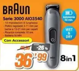 Golino Service Braun Serie 3000 AIO3540 offerta