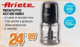 Golino Service Ariete Tritatutto 437/00 Nero offerta
