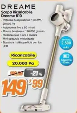Golino Service Scopa Ricaricabile Dreame R10 offerta
