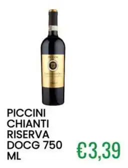 Sugros Piccini Chianti Riserva DOCG offerta