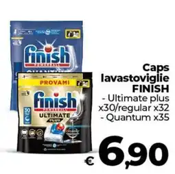 Ipercoop Radenza Caps lavastoviglie FINISH offerta
