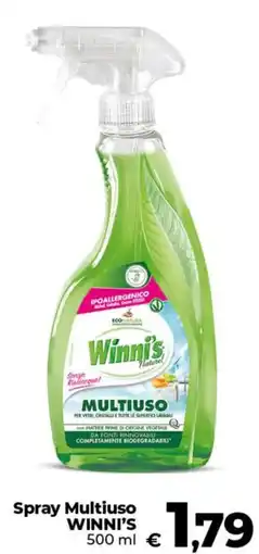 Ipercoop Radenza Spray Multiuso Winni's offerta