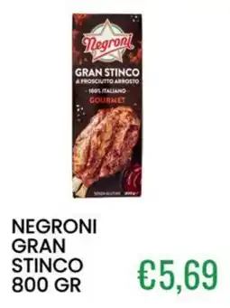 Sugros Negroni gran stinco offerta