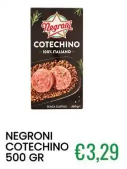 Sugros Negroni cotechino offerta