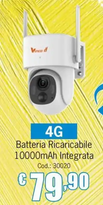 Vinco d telecamera 4G