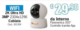 Centro Brico WIFI 2K Ultra HD 3MP Cablata offerta