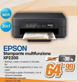 Golino Service Epson stampante multifunzione XP2200 offerta
