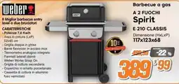 Golino Service Barbecue a gas Spirit E-210 Classis offerta