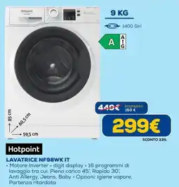DIMOStore Hotpoint Lavatrice NF98WK IT offerta