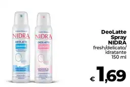 Ipercoop Radenza DeoLatte Spray NIDRA offerta