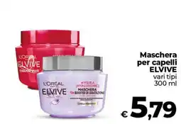 Ipercoop Radenza Maschera per capelli Elvive offerta