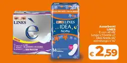 Ipercoop Radenza Assorbenti Lines offerta