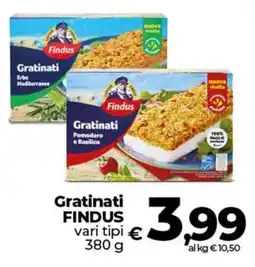 Ipercoop Radenza Gratinati Findus offerta