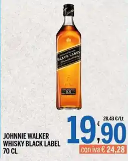 Gruppo Pascar Johnnie Walker Whisky Black Label offerta
