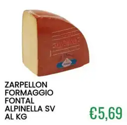 Sugros Zarpellon formaggio fontal alpinella sv offerta