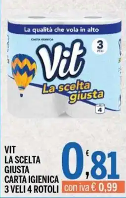 Gruppo Pascar Vit carta igienica offerta