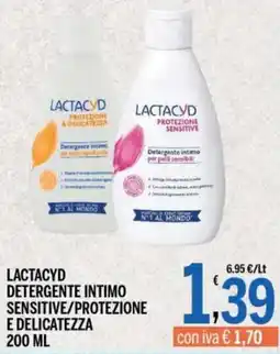 Gruppo Pascar Lactacyd detergente intimo sensitive/protezione e delicatezza offerta