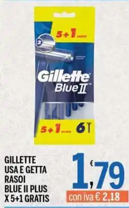 Gruppo Pascar Gillette usa e getta rasoi blue ii plus offerta