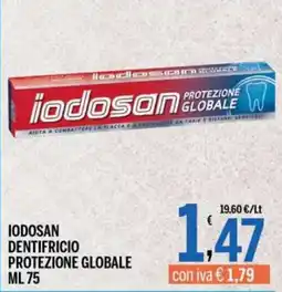 Gruppo Pascar Iodosan dentifricio protezione globale offerta