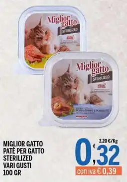 Gruppo Pascar Miglior gatto paté per gatto sterilized offerta