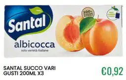 Sugros Santal succo vari gusti offerta