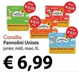 Cadoro Consilia Pannolini Unisex junior, midi, maxi, XL offerta